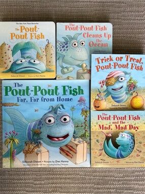 The Pout-Pout Fish Blue Children's Board Book Set